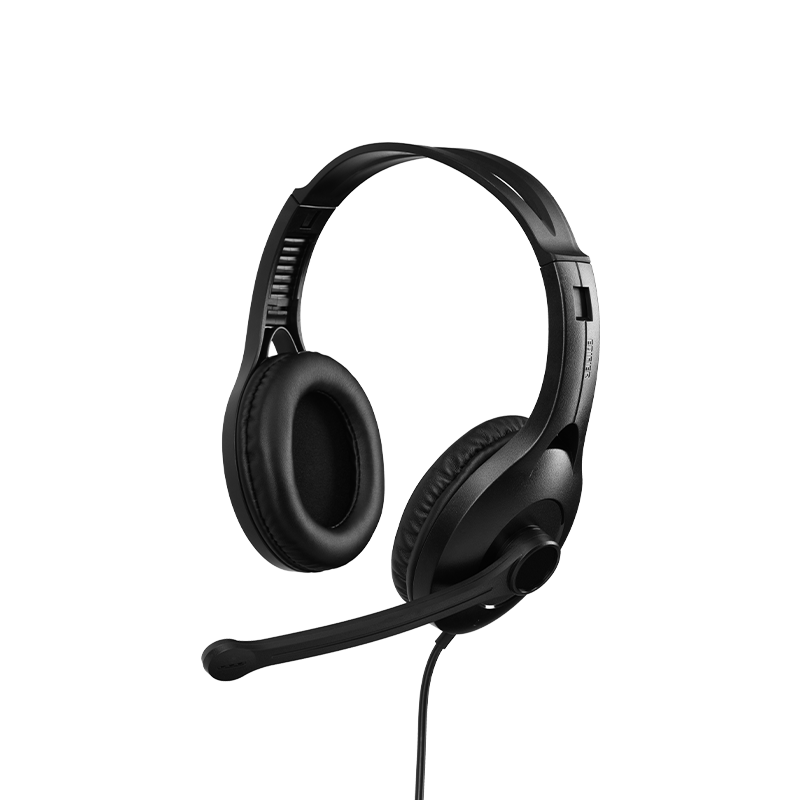 a black USB K800 headset